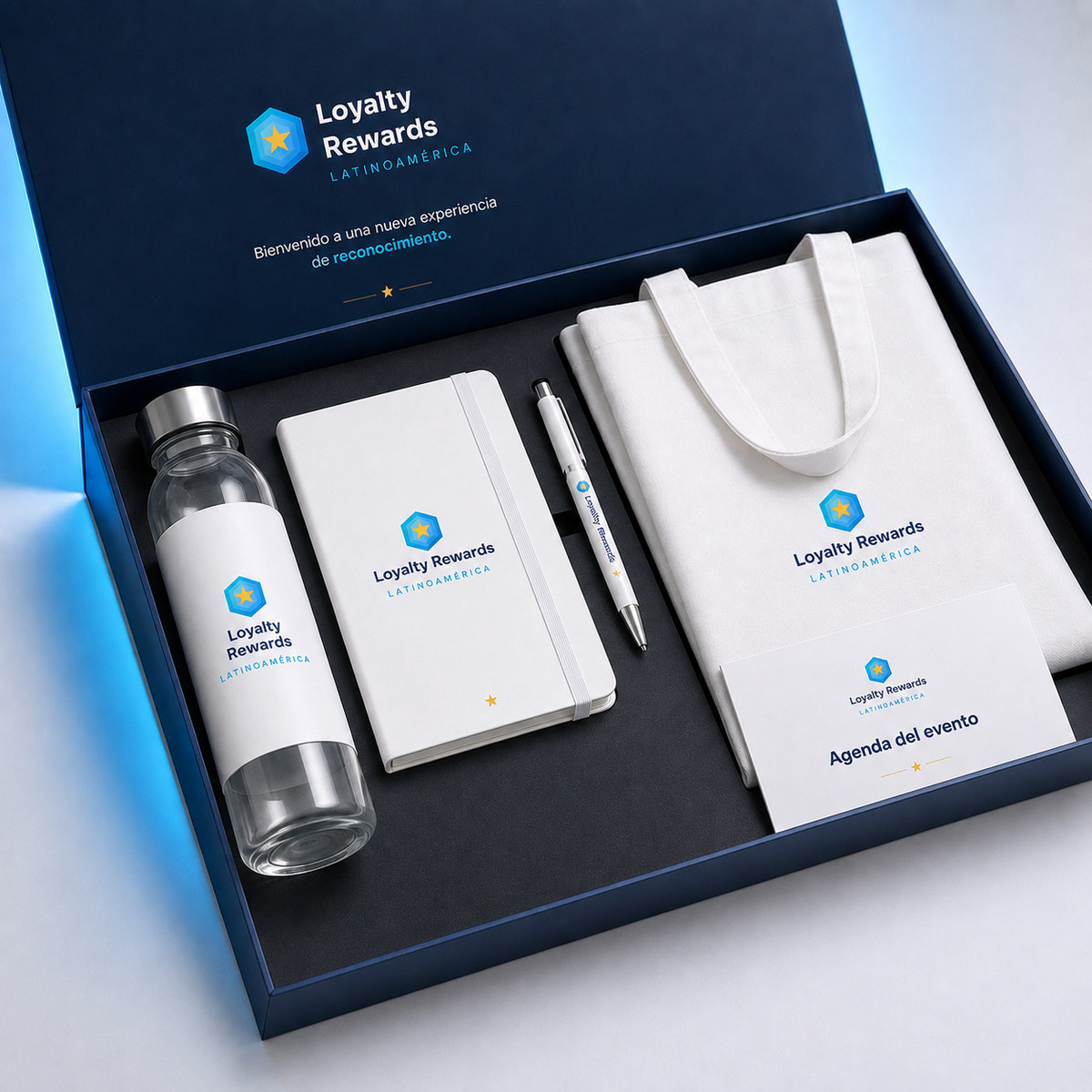 Kits de eventos y ferias — Loyalty Rewards Latinoamérica